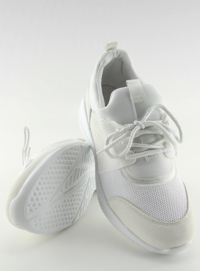 Ultra lekkie buty sportowe białe BY-069 WHITE