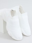 Buty sportowe skarpetkowe białe NB399 WHITE