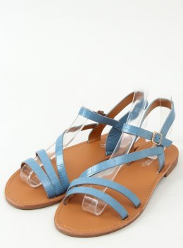 Sandałki damskie niebieskie BH1651-SD BLUE