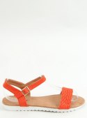 Sandałki damskie pomarańczowe X572 BRIQUE