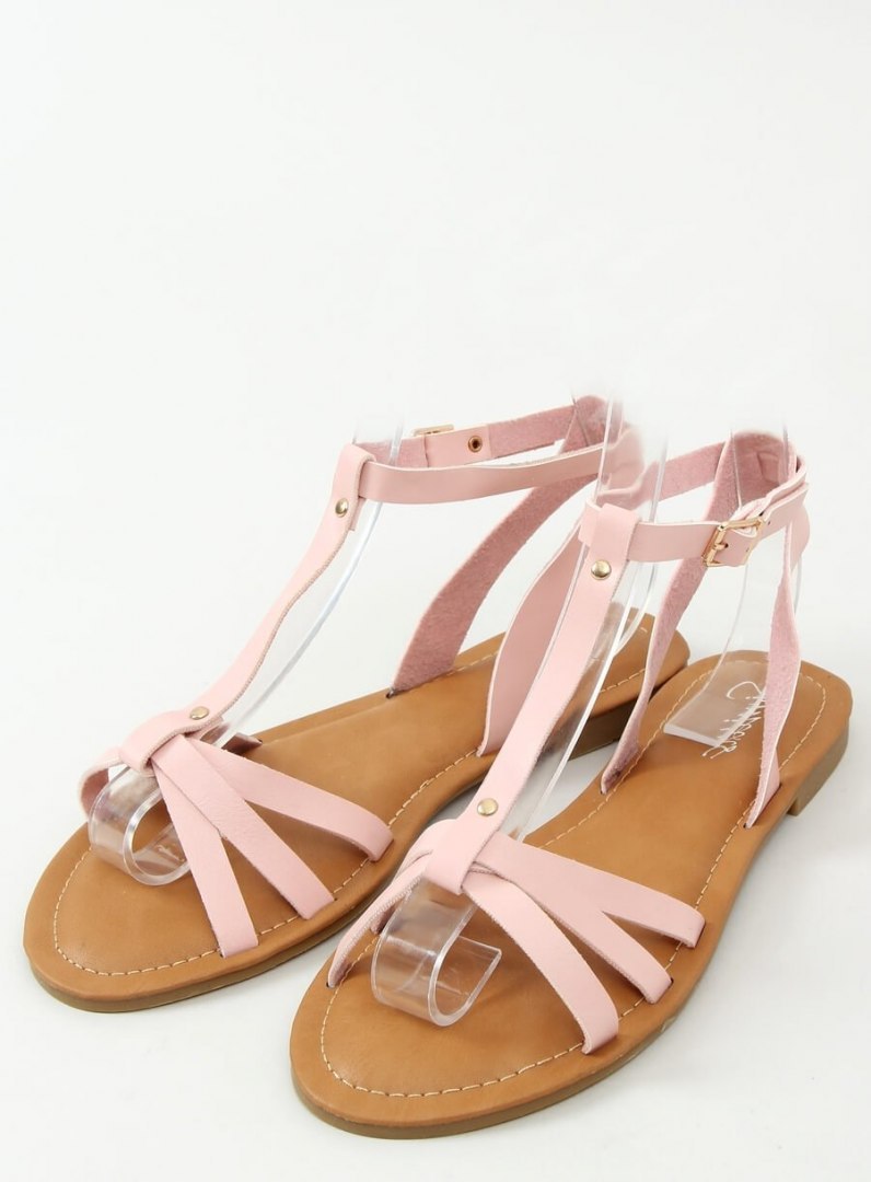 Sandałki damskie różowe Z5713 PINK