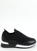 Buty sportowe skarpetkowe czarne AD-359 BLACK