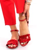 Sandałki damskie ALPHA RED
