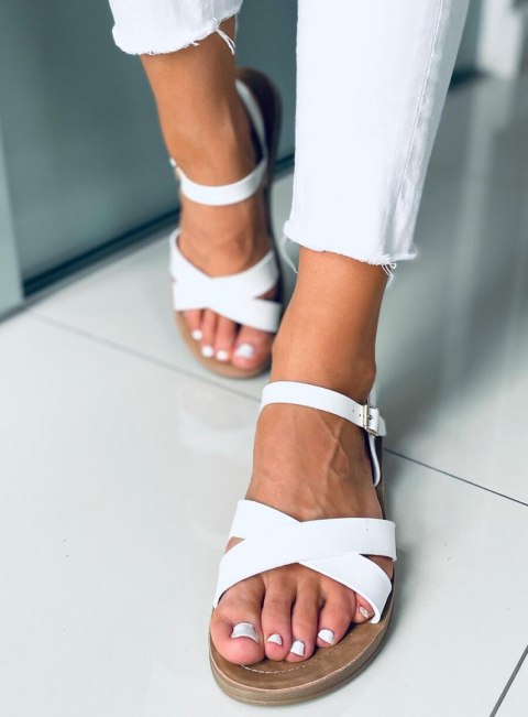 Sandałki damskie NEVADA WHITE