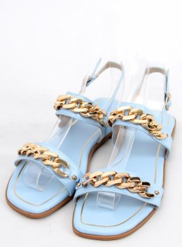Sandałki z łańcuchami INDIA BLUE