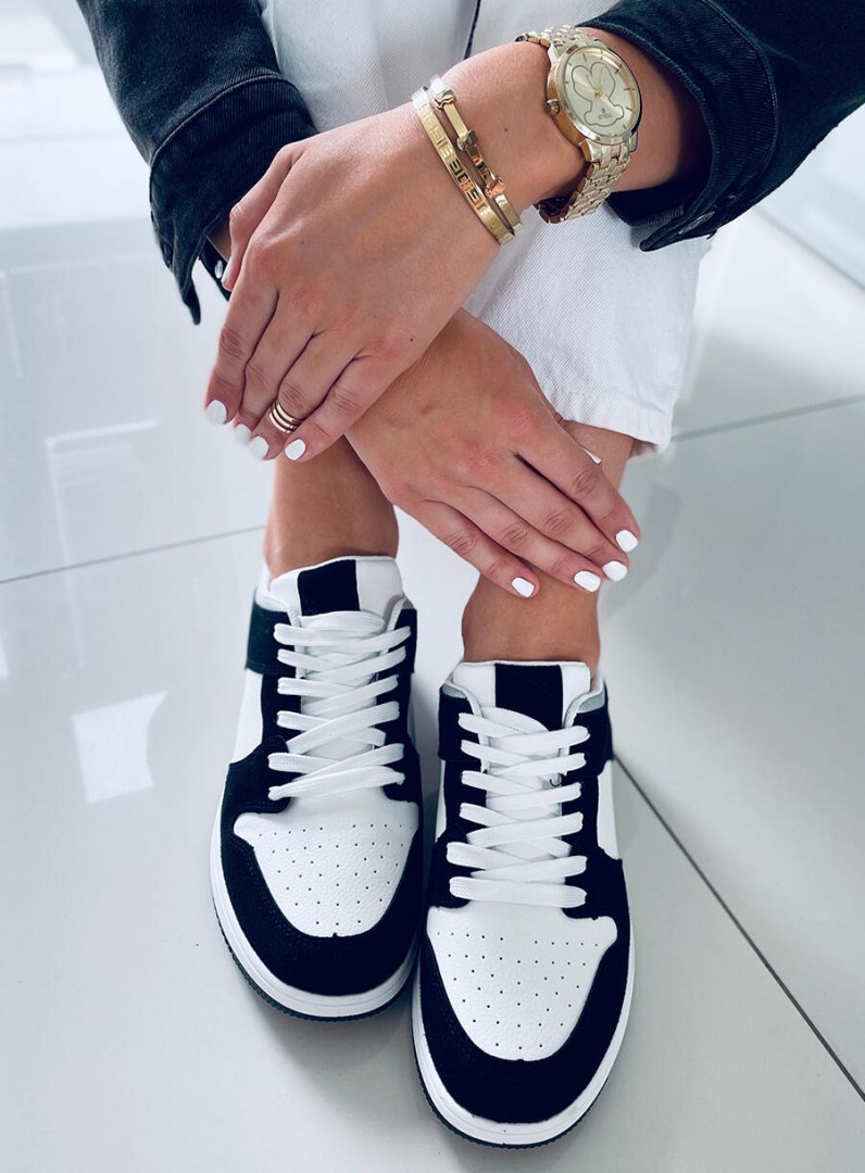 Sneakersy damskie CILAEA BLACK/WHITE