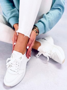 Sneakersy na koturnie CHASE WHITE