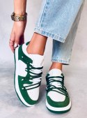 Sneakersy pandy HILEY WHITE/GREEN