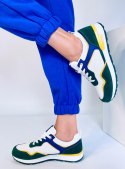 Sneakersy damskie CAGLE GREEN
