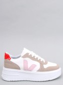 Sneakersy damskie PYLES WHITE/PINK