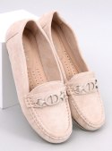 Mokasyny damskie zamszowe TRABEI BEIGE