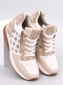 Sneakersy na koturnie TELTS BEIGE