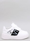 Sneakersy na platformie STERRY WHITE BLACK