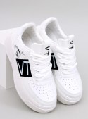 Sneakersy na platformie STERRY WHITE BLACK