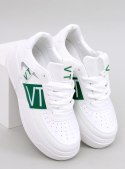 Sneakersy na platformie STERRY WHITE GREEN