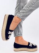 Espadryle z muszelkami ELIF BLACK