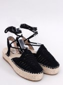 Espadryle damskie sznurkowe YELLA BLACK