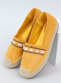 Espadryle z muszelkami OCEAN YELLOW