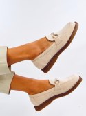 Mokasyny  zamszowe STELLA BEIGE