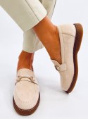 Mokasyny  zamszowe STELLA BEIGE