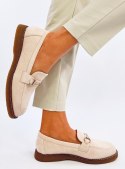 Mokasyny  zamszowe STELLA BEIGE