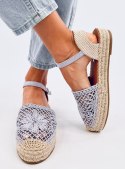 Sandałki ażurowe espadryle PREMAT PURPLE