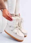 Snow boots krótkie SIMS BEIGE